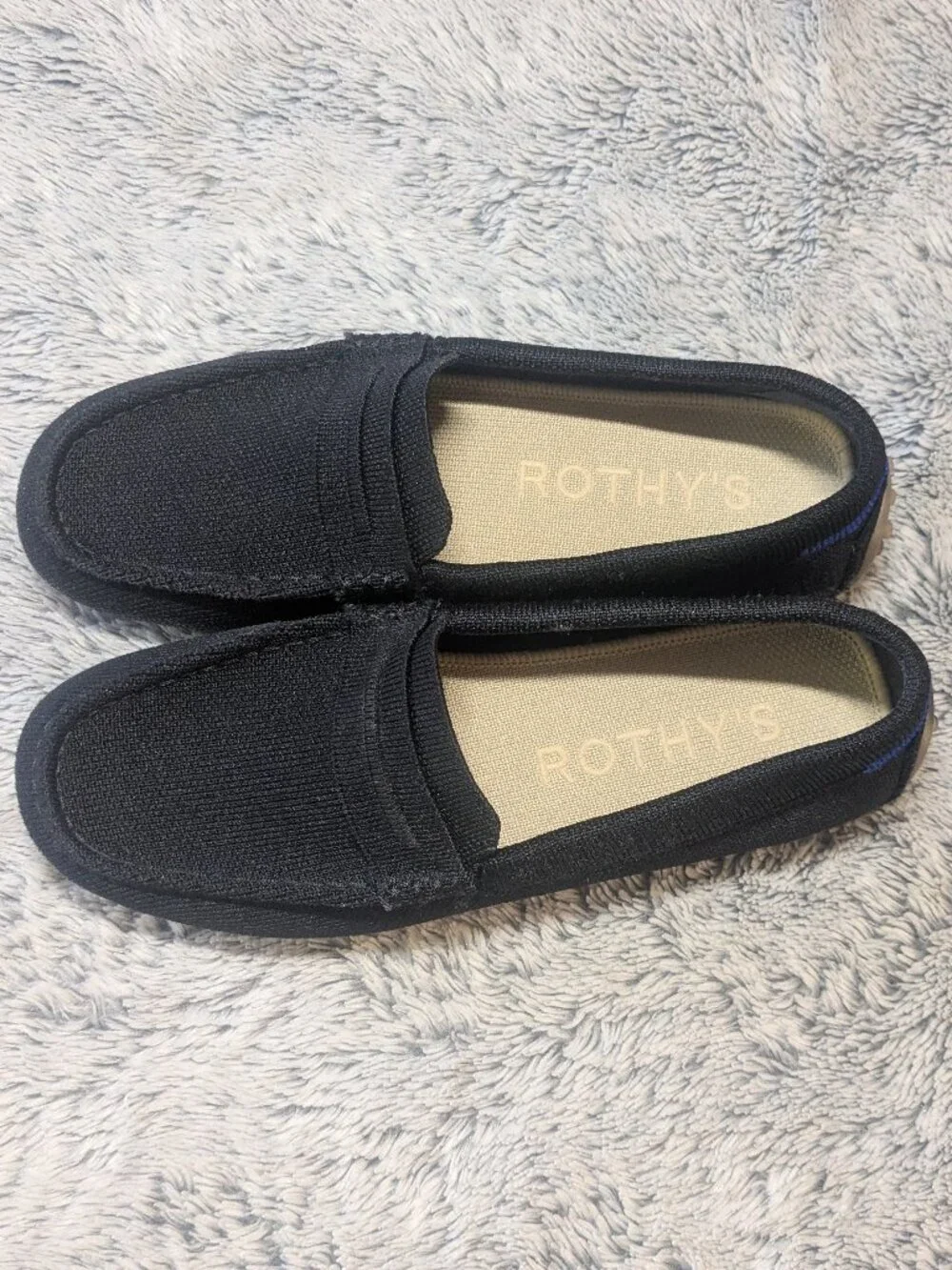Rothy's Driver Black Loafer Size 7